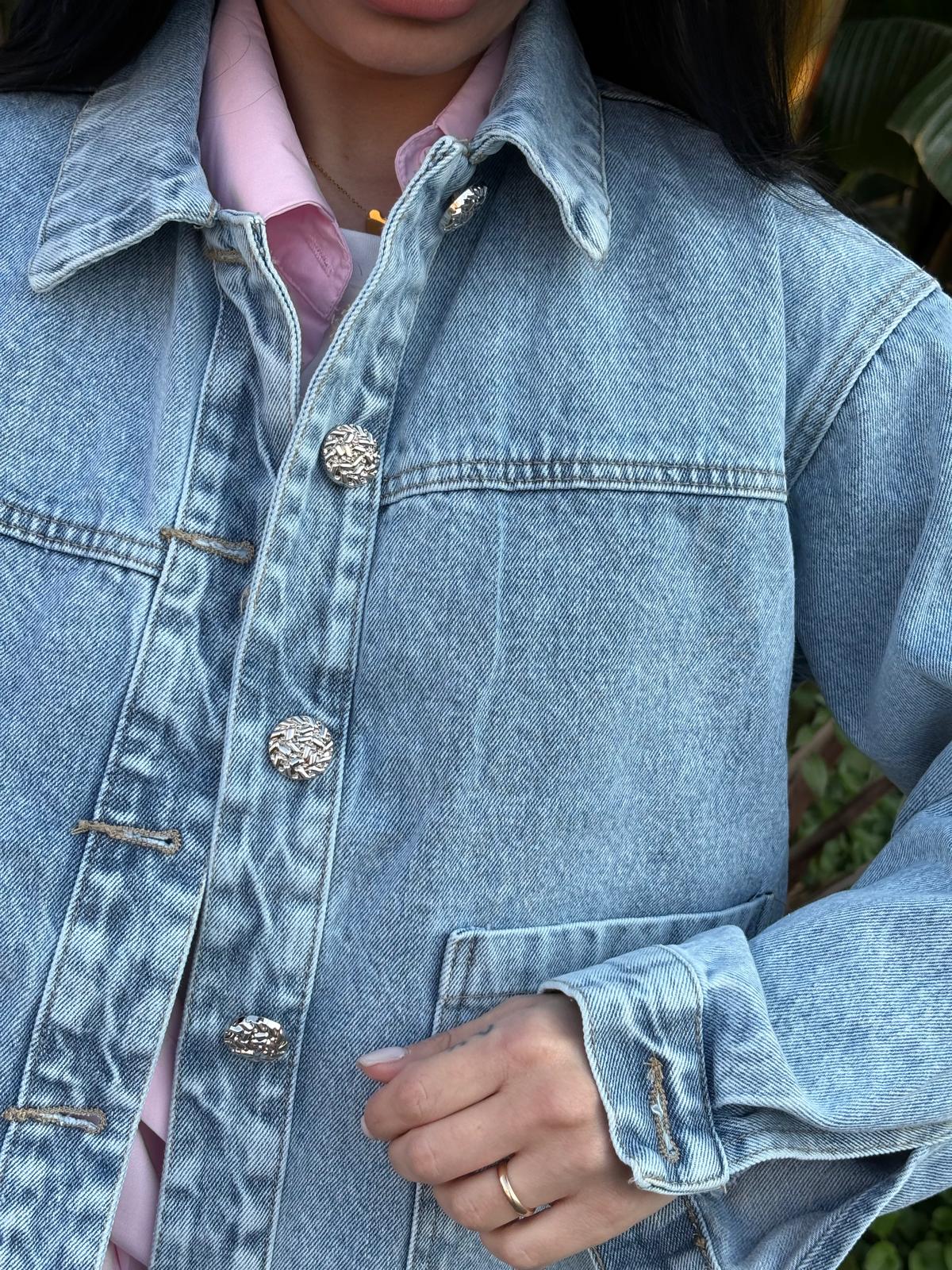 Camicia Flora in denim