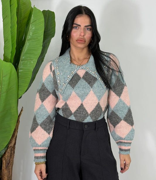 Maglioncino Lily con strass