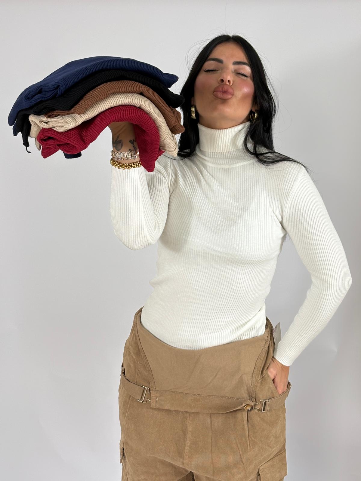 Lupetto a costine Shaila