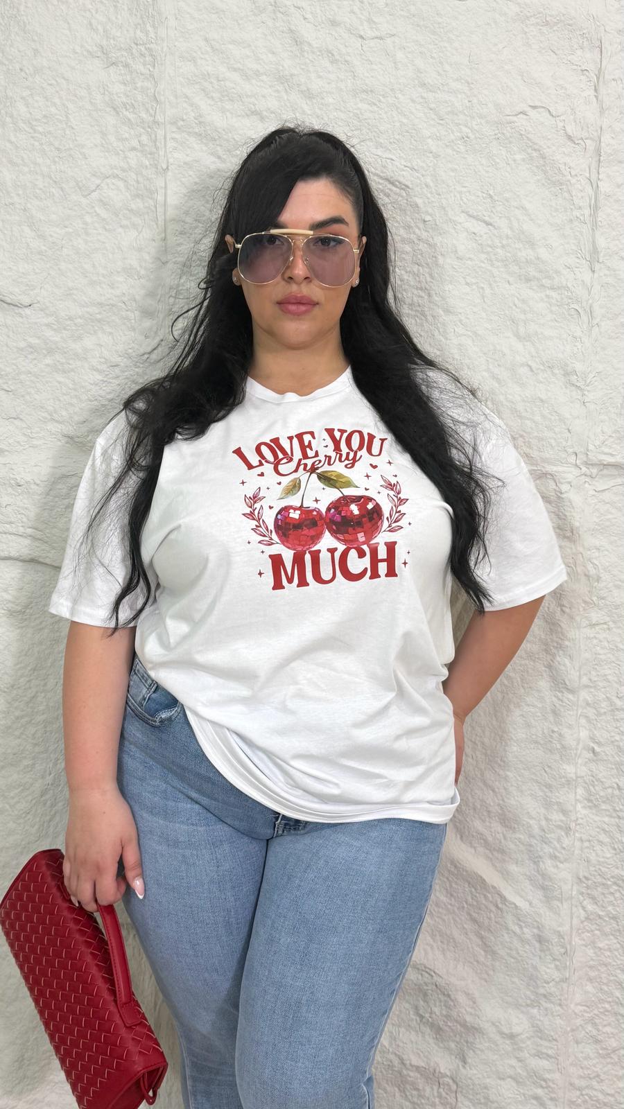 T-shirt Cherry Curvy