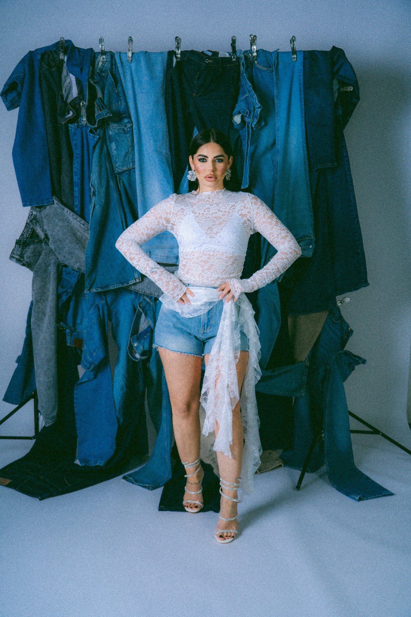 Pantaloncino in denim Flora