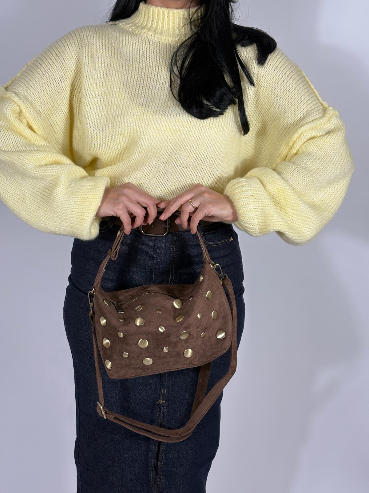 Borsa in camoscio Bee