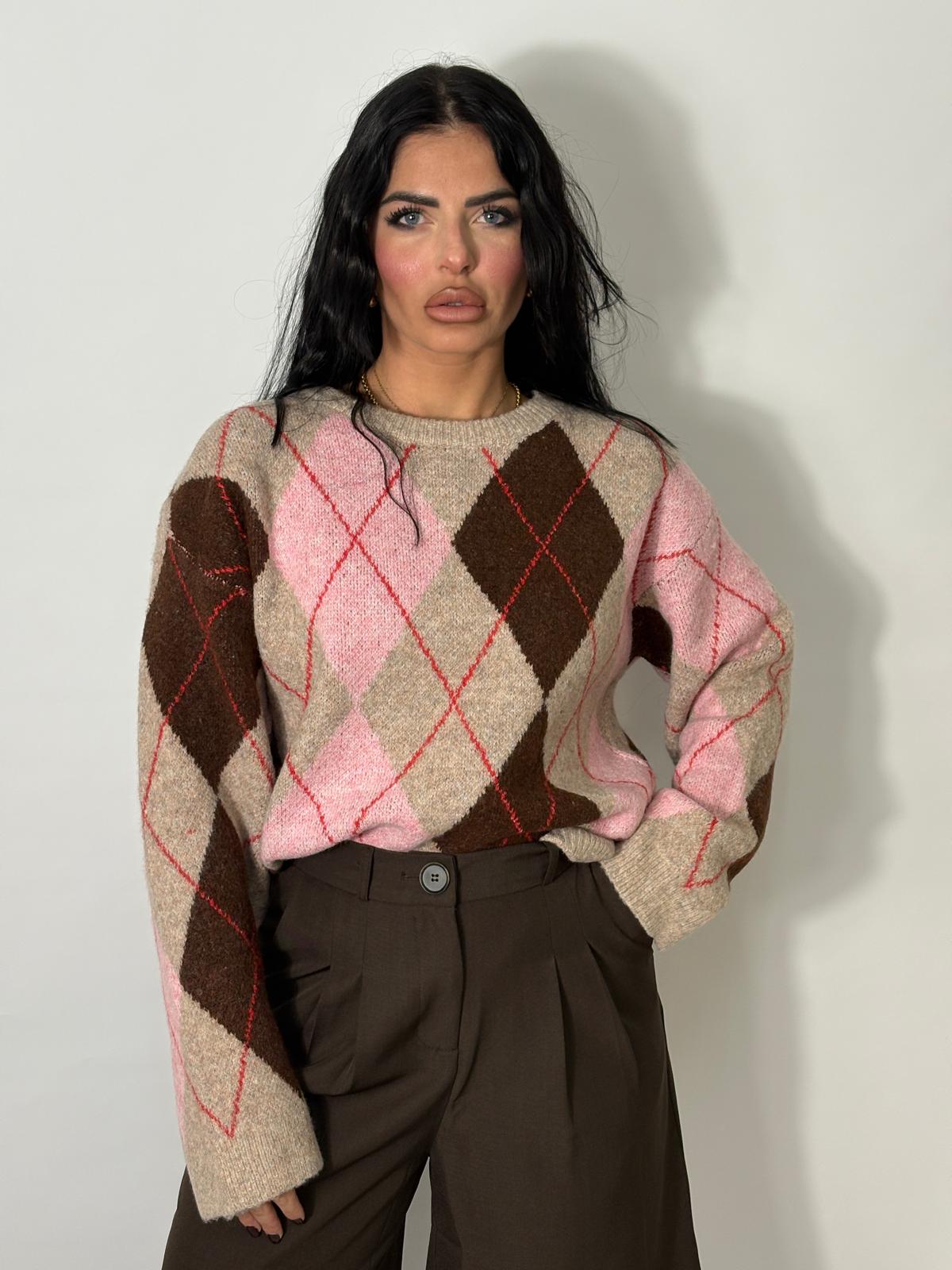 Maglione Rombi Scozia