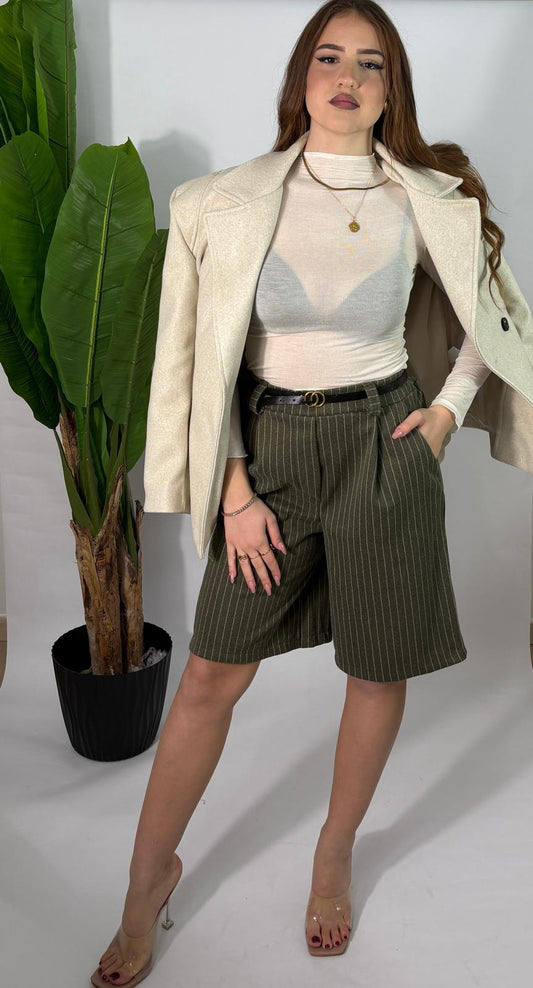 Bermuda Gessato Sole