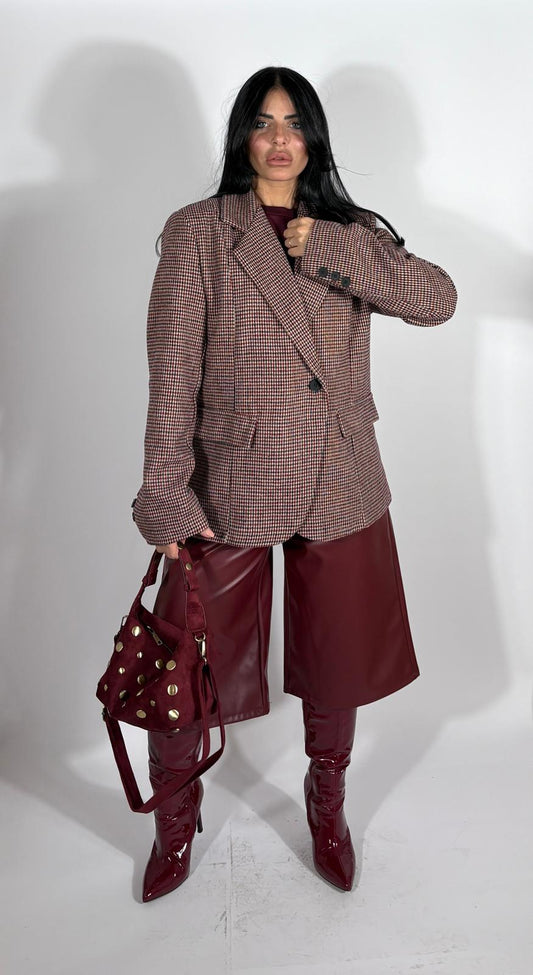 Giacca a quadri Iris