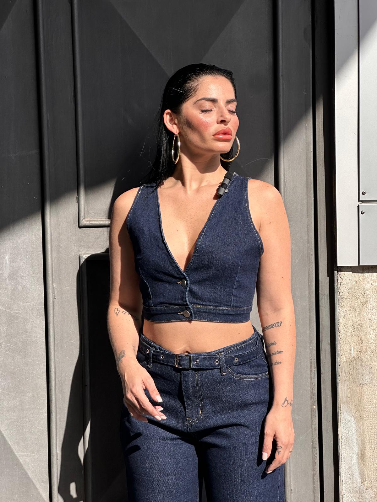 Completo in denim Scuro