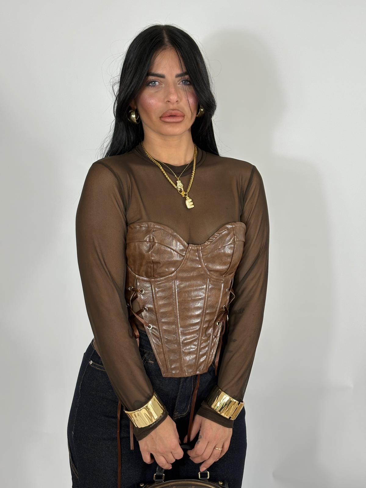 Body in trasparenza Brown