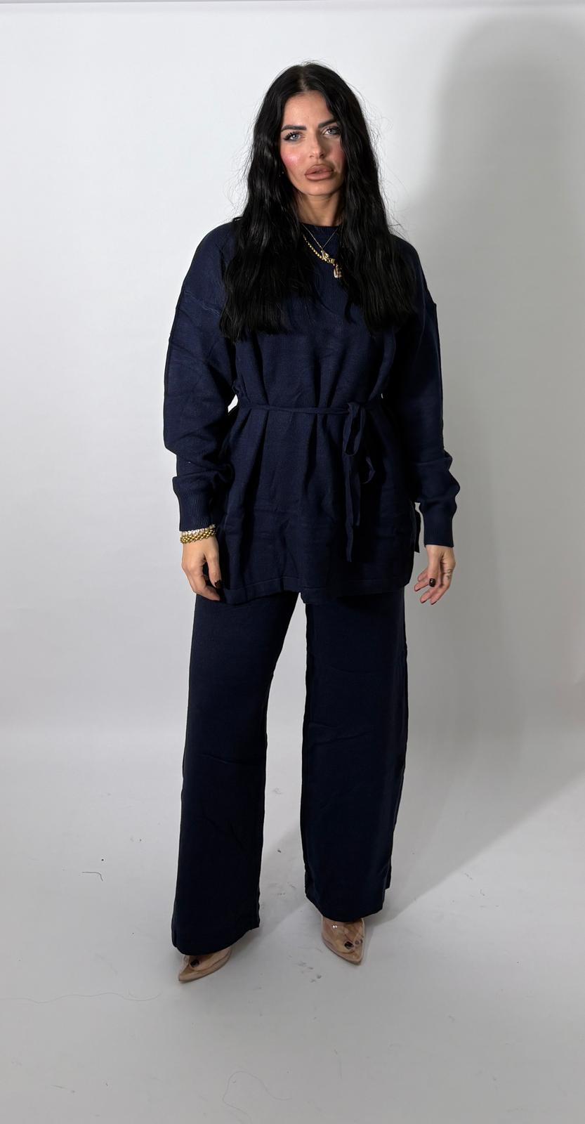 Coordinato in lana rasata Cinzia