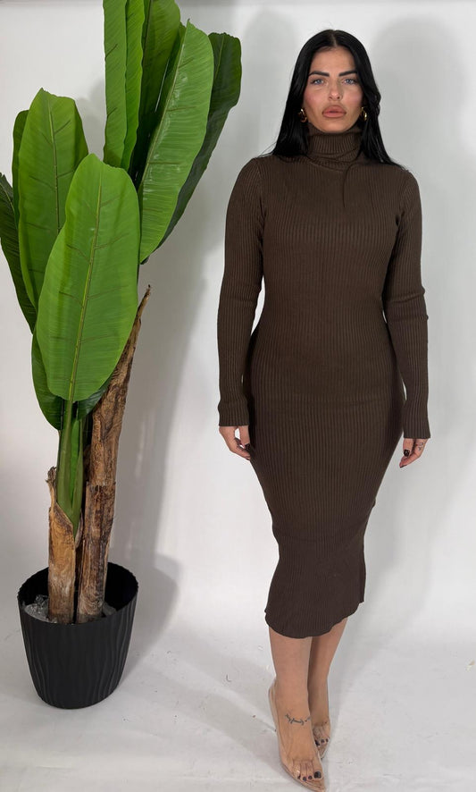 Abito Longuette a costine