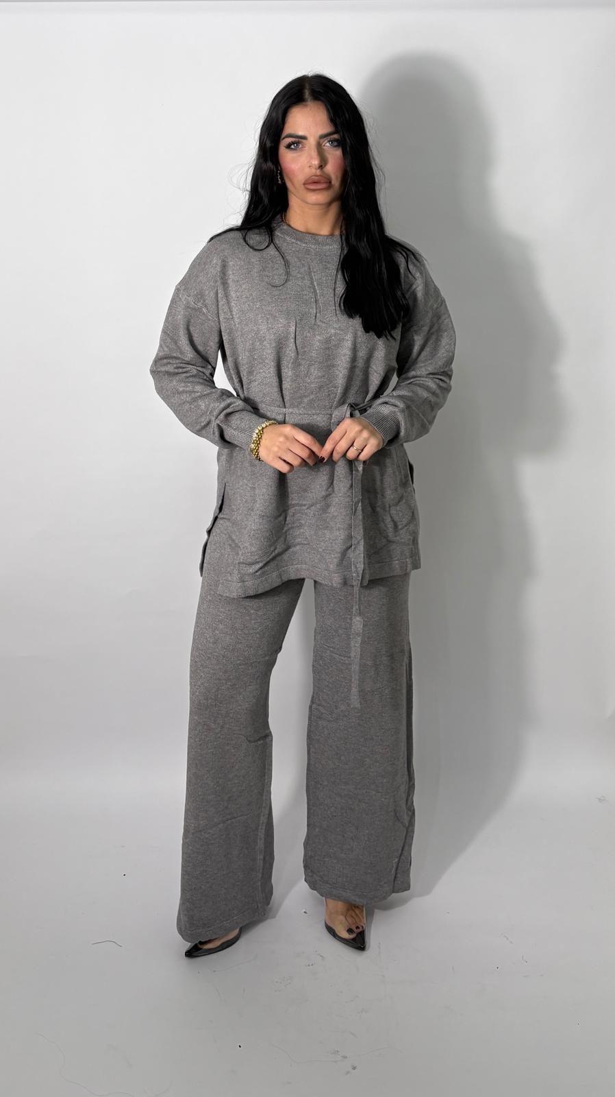 Coordinato in lana rasata Cinzia