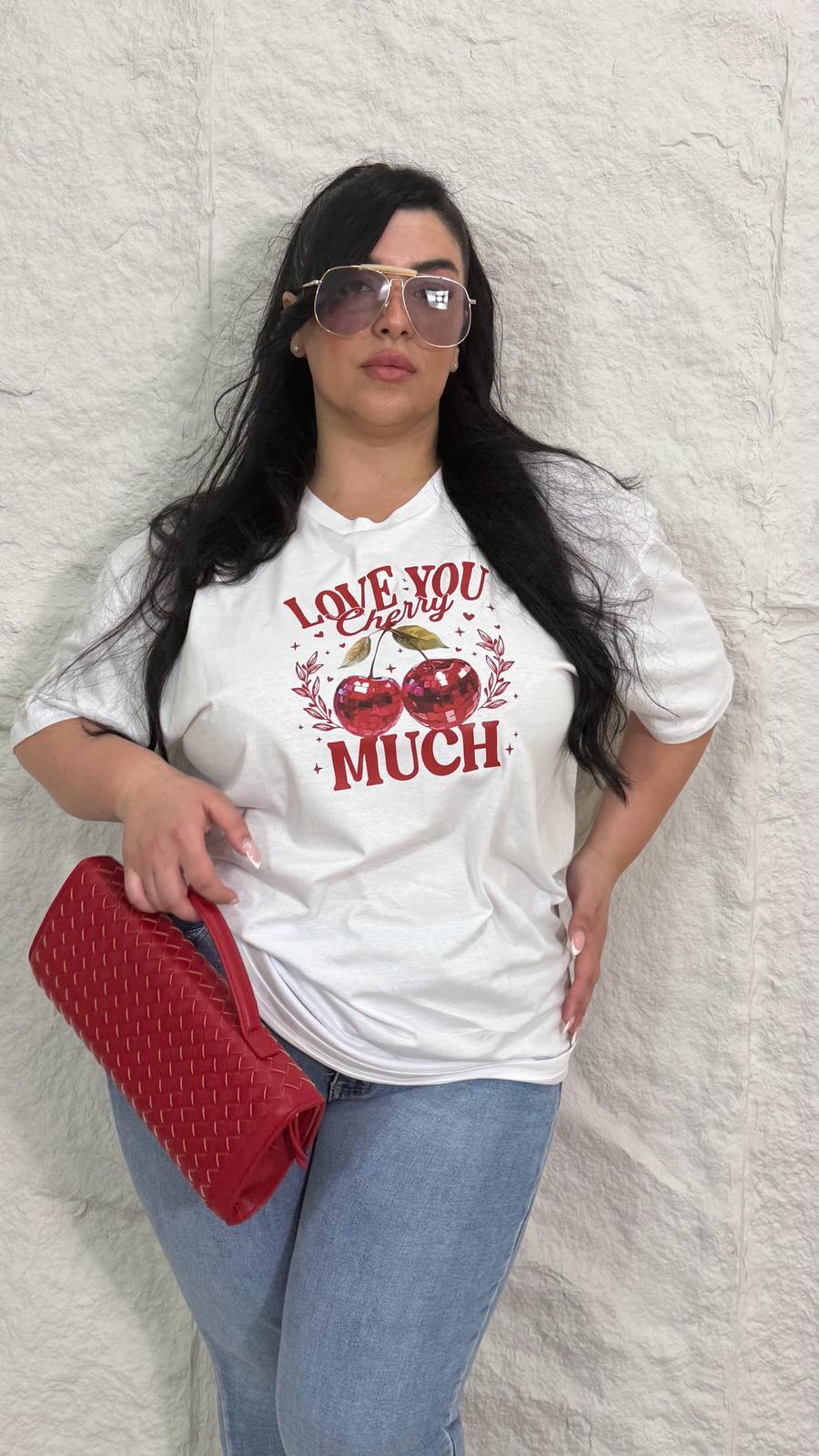 T-shirt  Cherry Curvy
