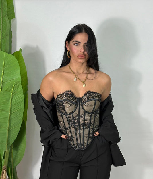Corsetto in pizzo Beatrix