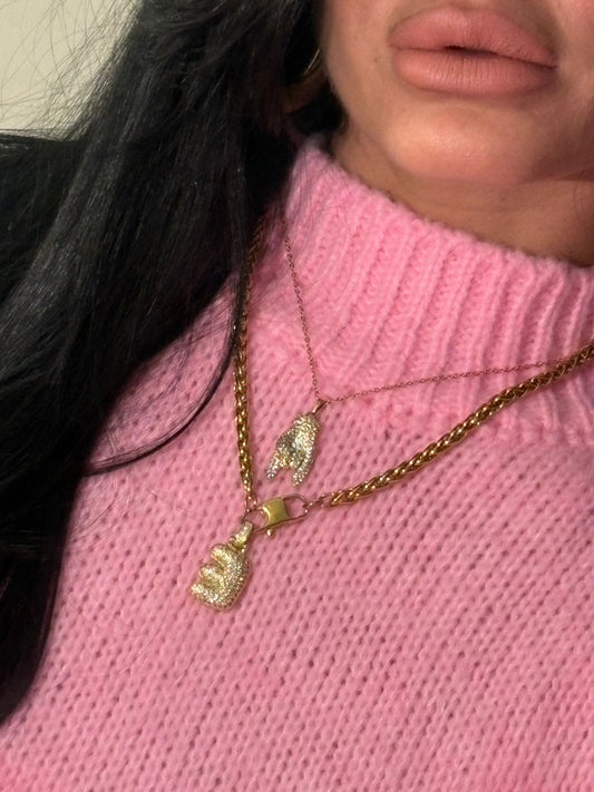 Collana Diamond Con lettera