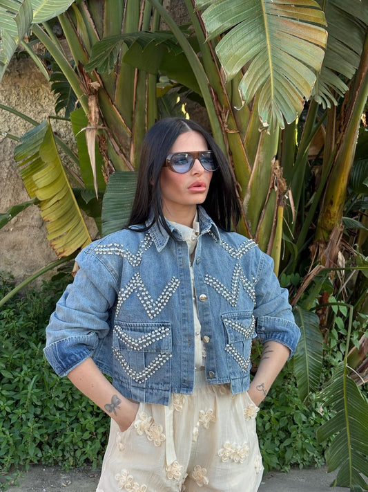 Giubbino Shaila in denim