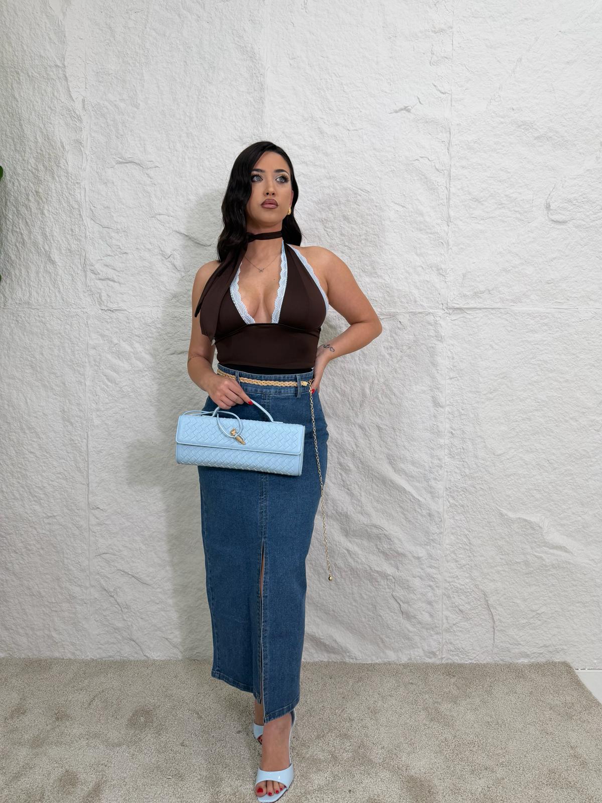 Gonna In Denim Daniela