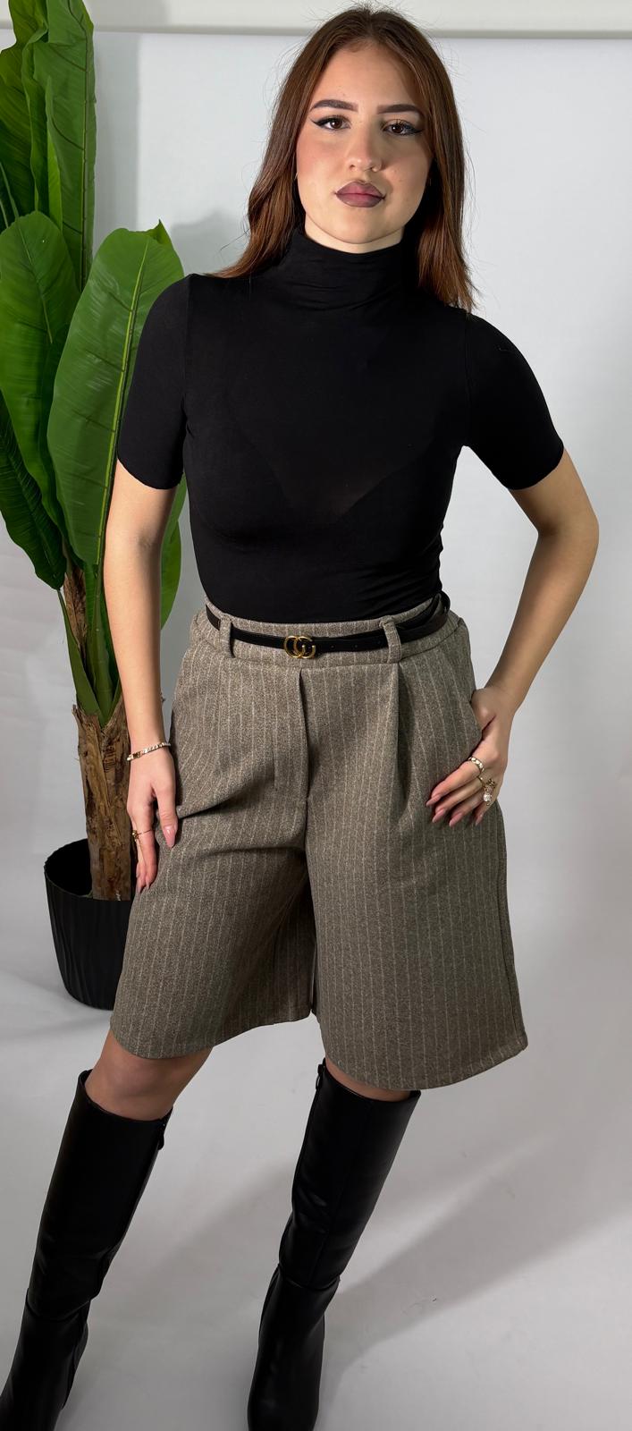 Bermuda Gessato Sole