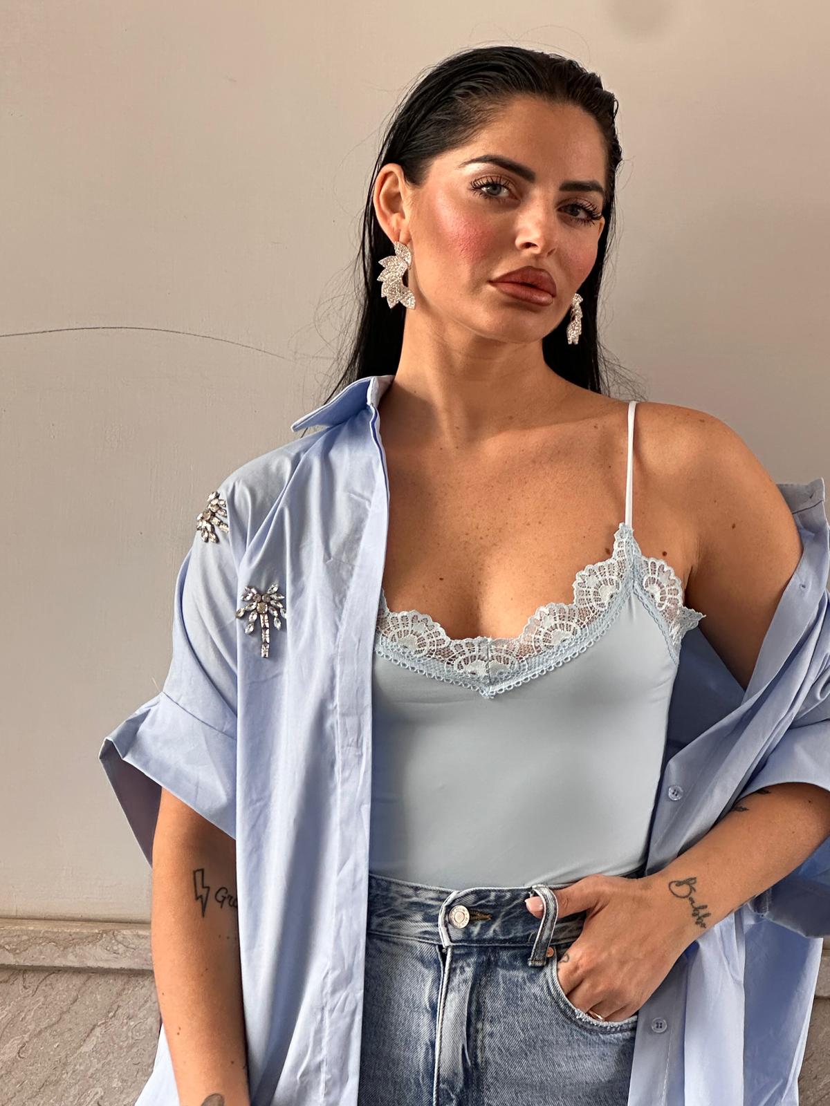 Body con rimano in pizzo Giorgia