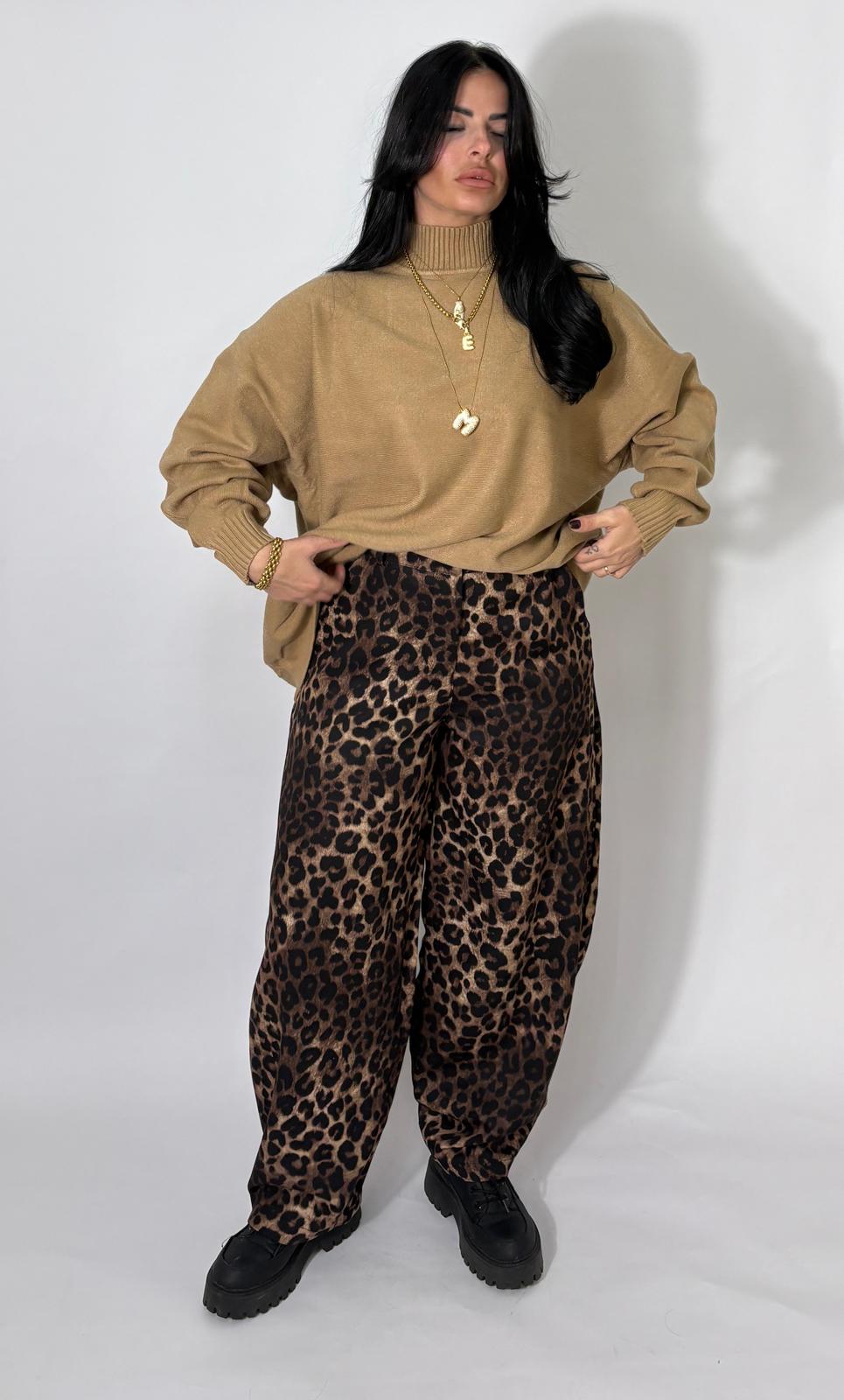 Pantalone Leopardato Kesia