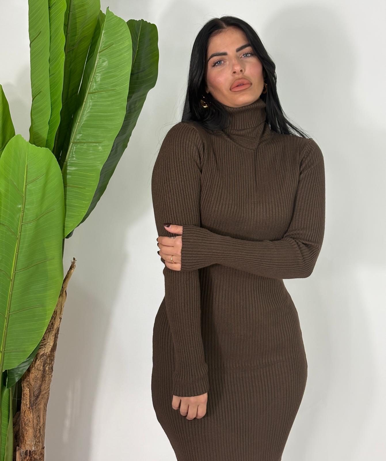 Abito Longuette a costine