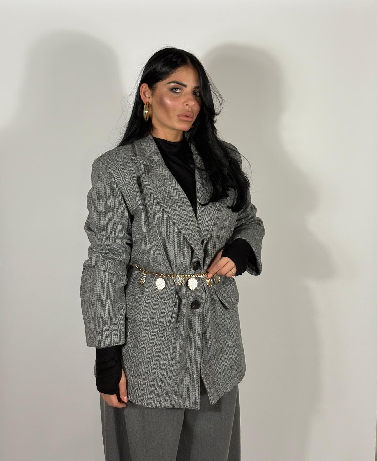 Giacca-Capotto By Eckianna Grigio