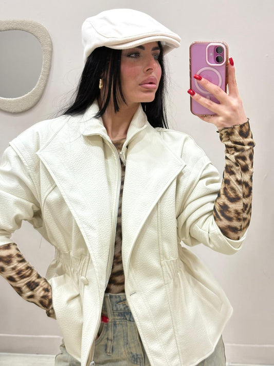 Giubbino in eco-pelle Zoe