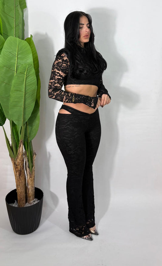 Tuta intera in pizzo Althea