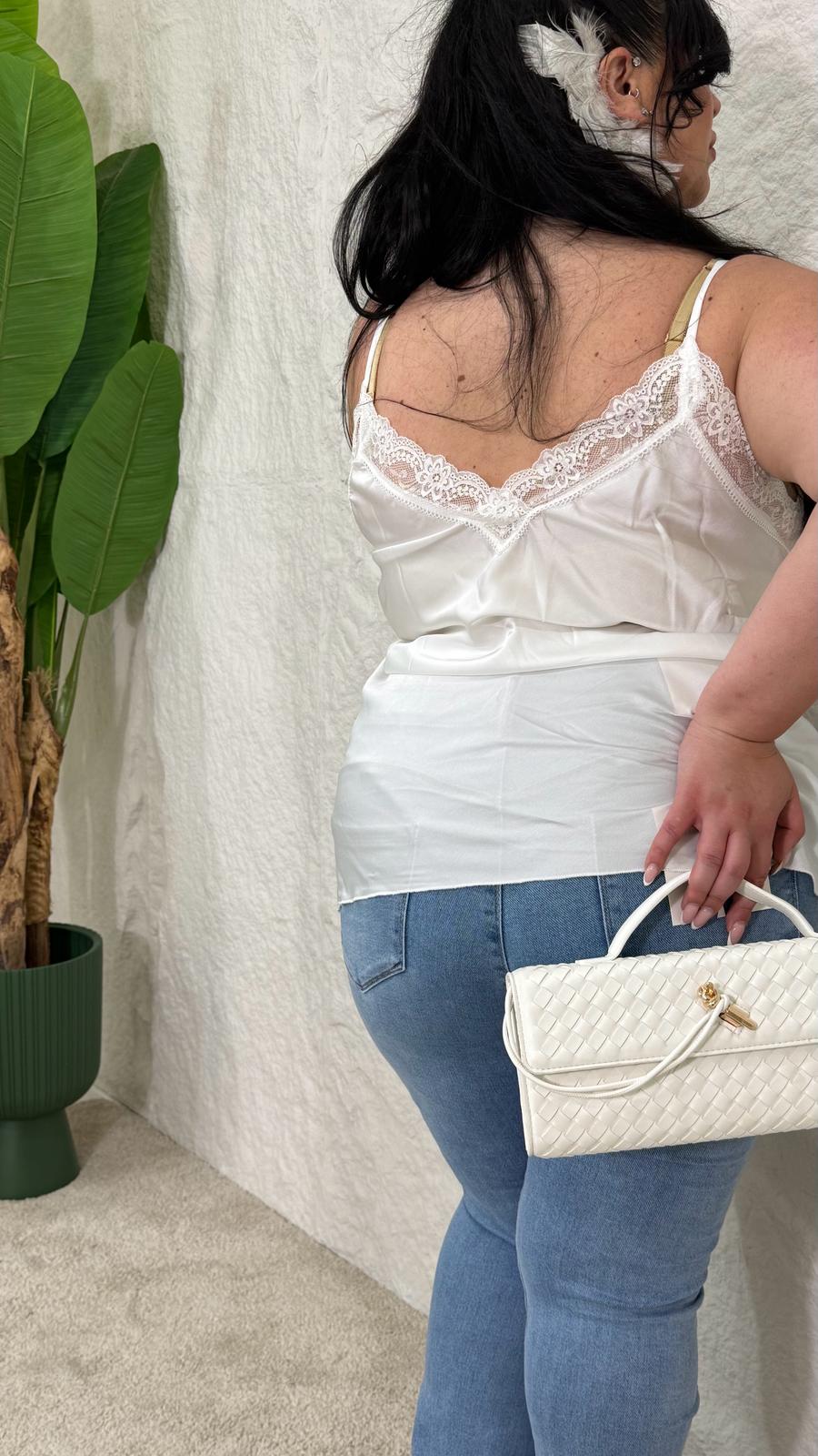 Canotta sabry in raso curvy