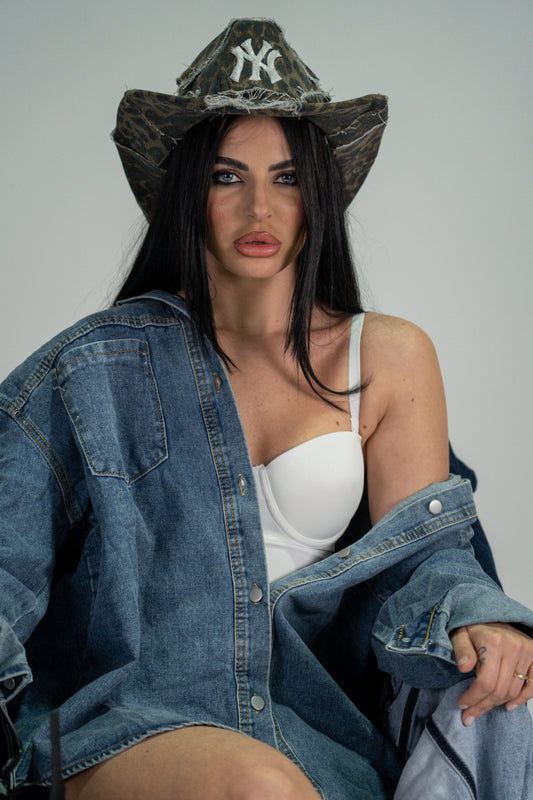 Camicia in denim Patty