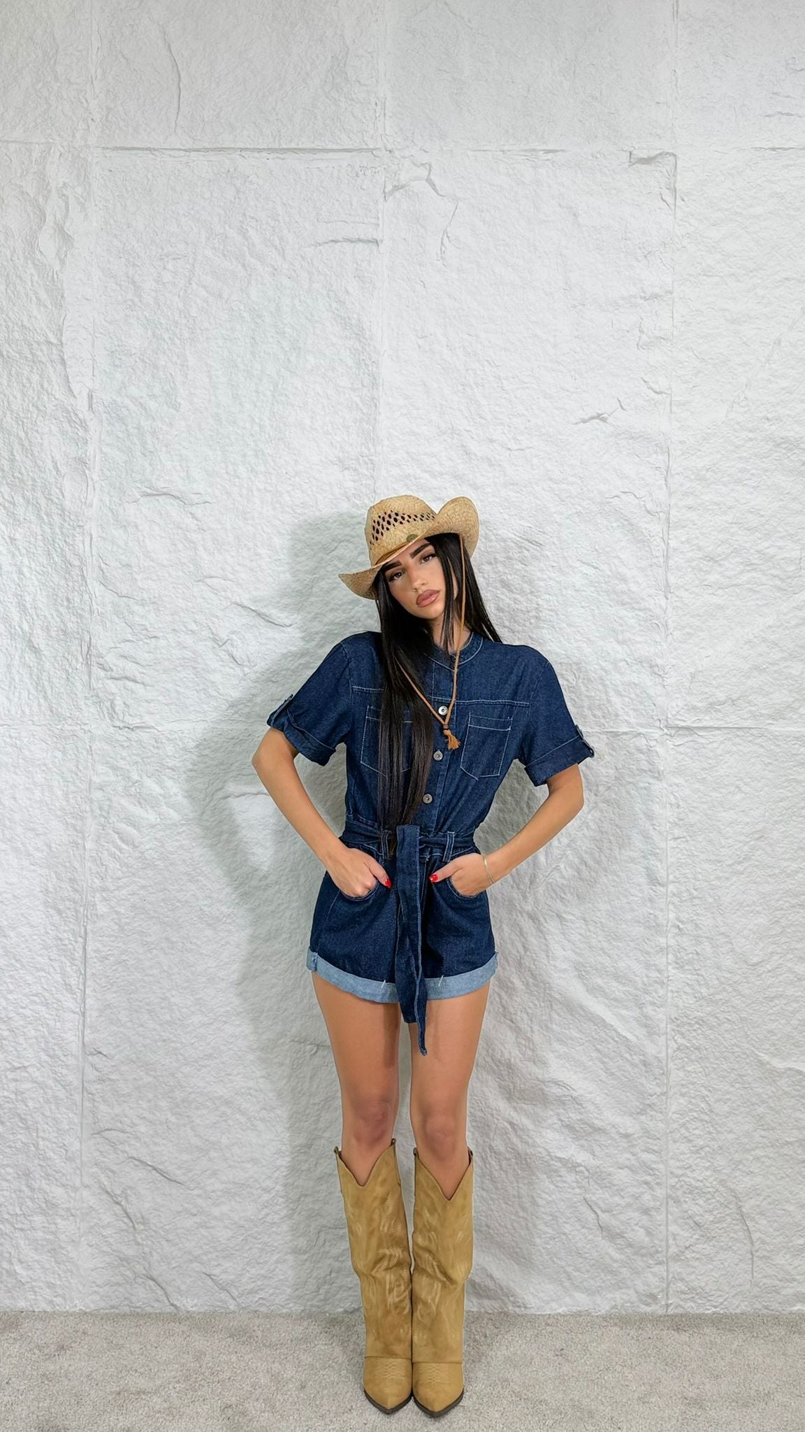 Tutina In Denim Cloe