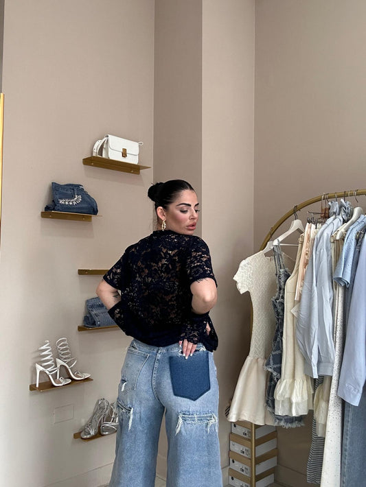 Bermuda in denim chiaro Rasha