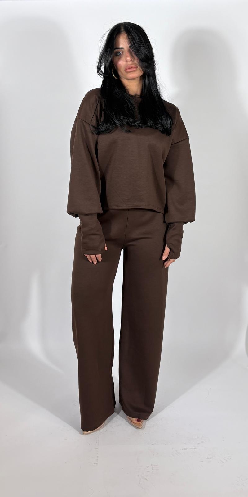 Coordinato Tuta Enea Marrone