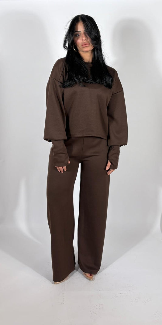 Coordinato Tuta Enea Marrone