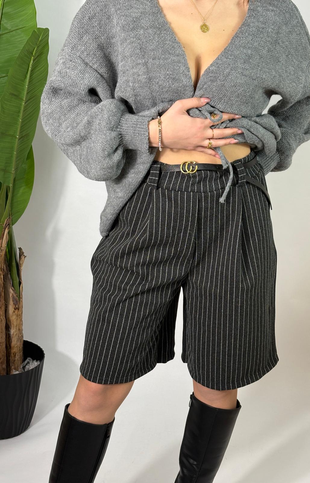 Bermuda Gessato Sole