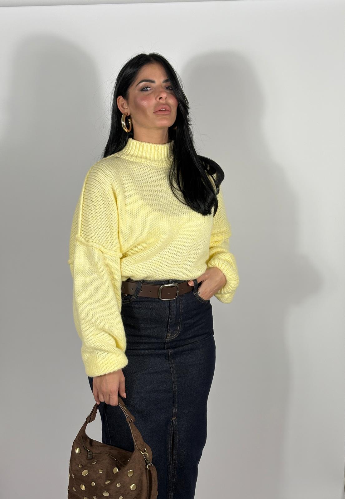 Gonna longuette in denim