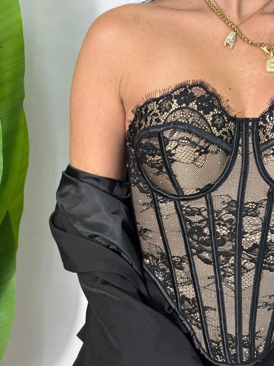 Corsetto in pizzo Beatrix