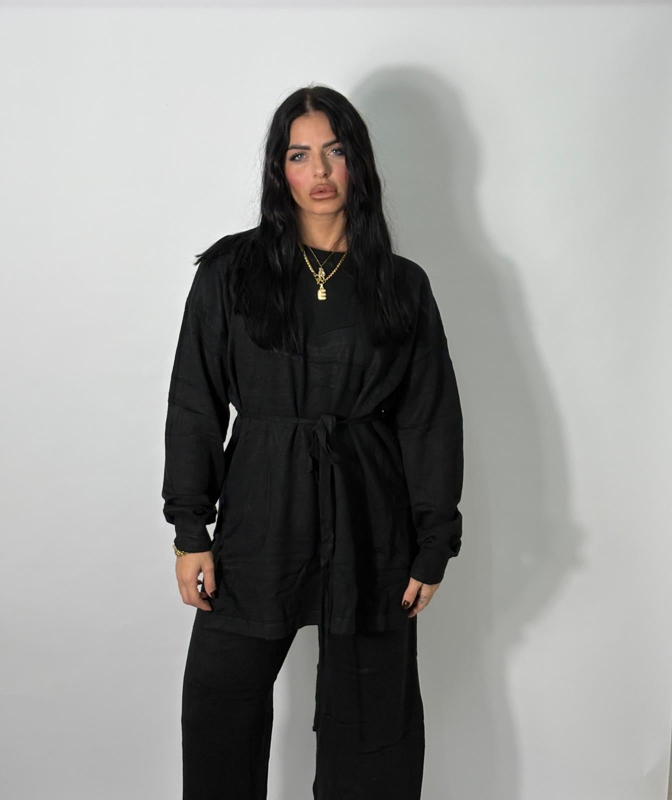 Coordinato in lana rasata Cinzia