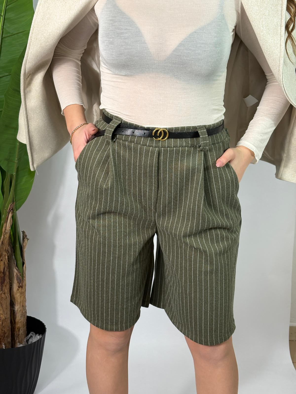 Bermuda Gessato Sole