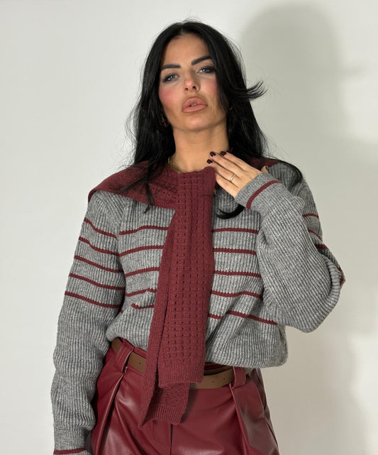 Maglione a righe Kenny