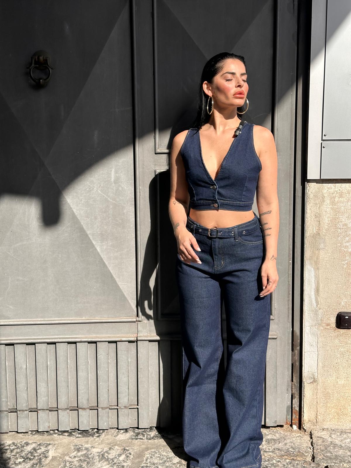 Completo in denim Scuro