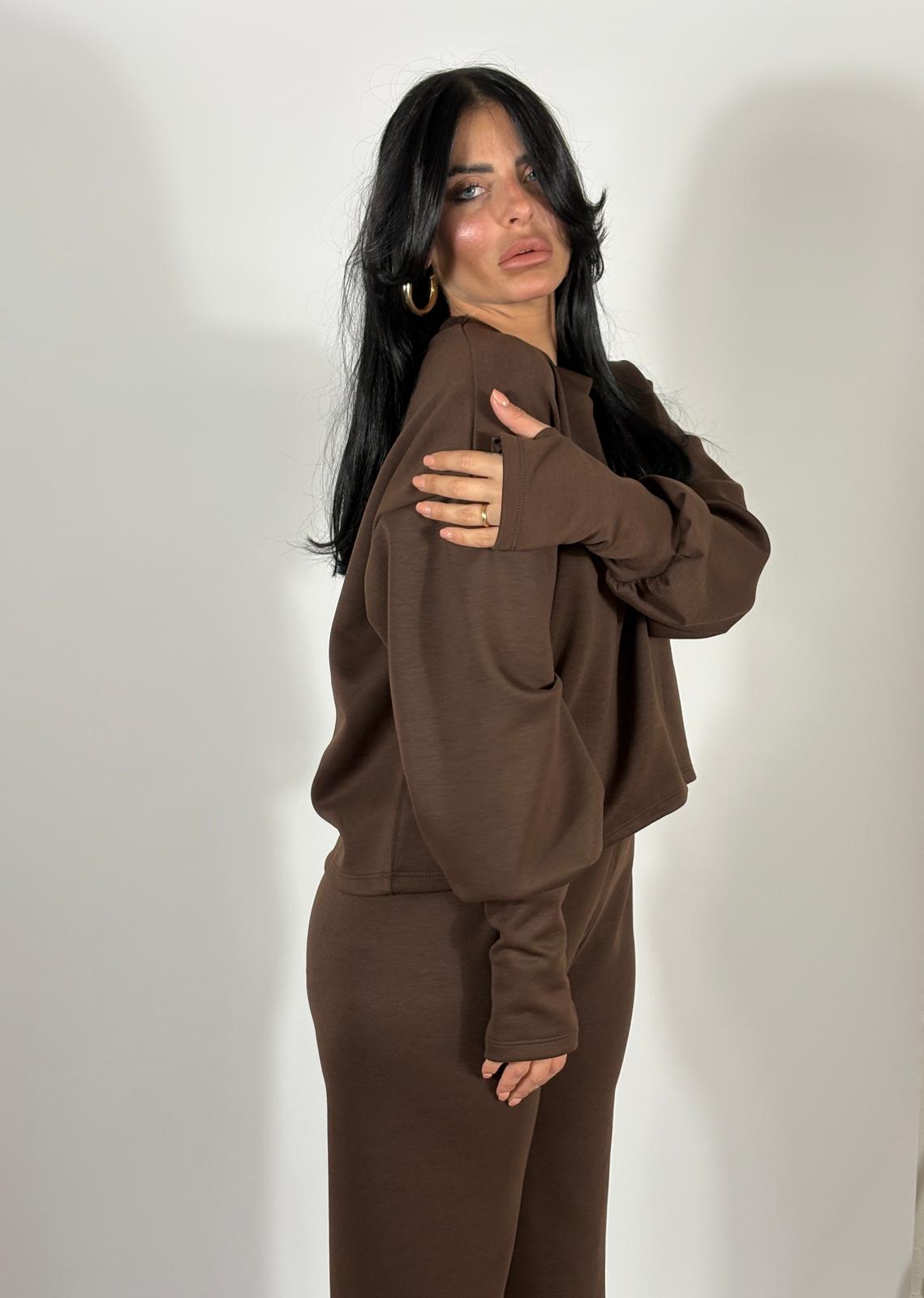 Coordinato Tuta Enea Marrone