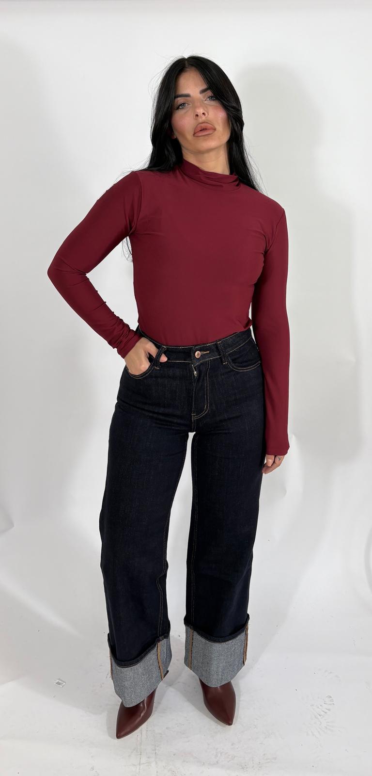 Jeans con piegone Yuma