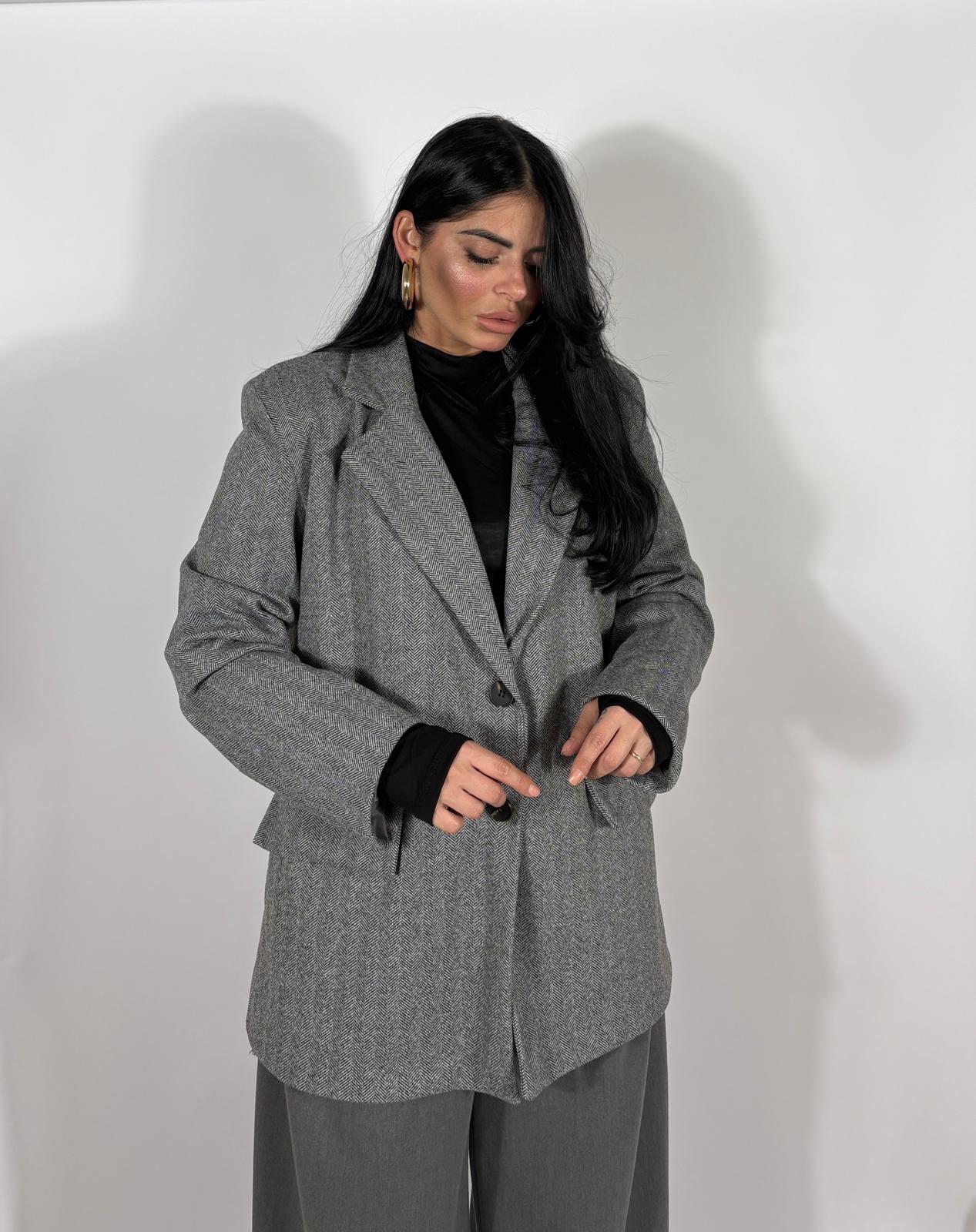 Giacca-Capotto By Eckianna Grigio