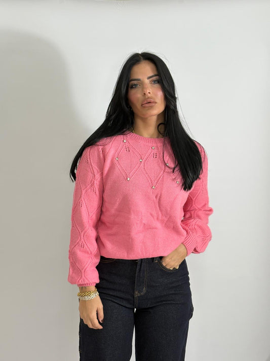 Maglioncino con strass Delya