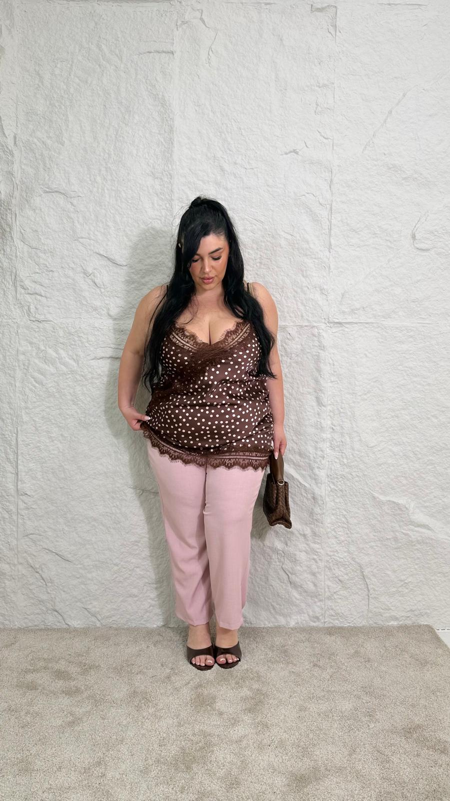 Pantalone Pink Curvy