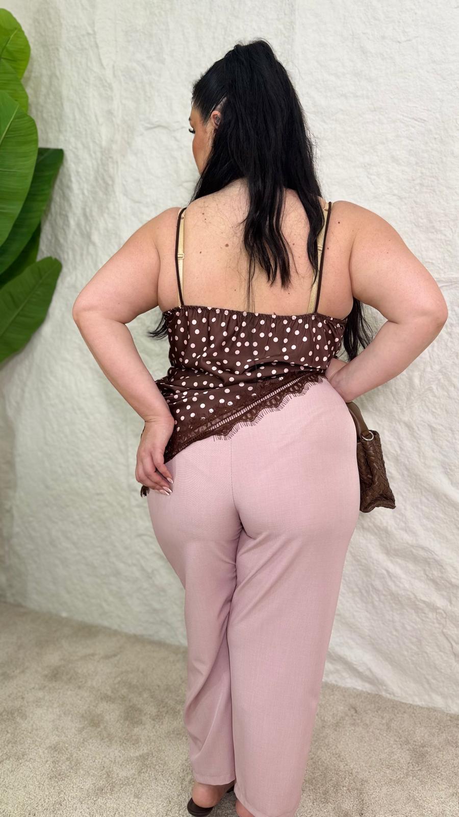 Pantalone Pink Curvy